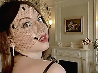 a glass toy keeps kimber james' tight shemale ass company