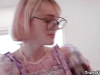 claire tenebrarum and jamie kelly having passionate ts sex after their breakfast