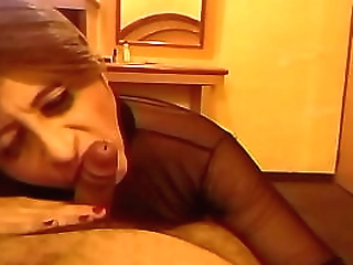 blonde shemale melina reveals her cock and strokes off