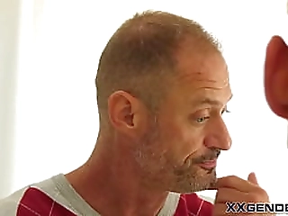 nerdy tranny ass rammed hard and deep