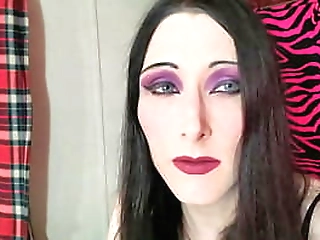 hot shemale with dirty feet fucks a watermelon