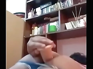 chubby shemale toying with her love hole