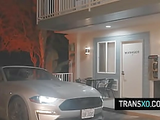 gorgeous tgirl fucks a blonde babe