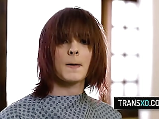 mature doctor got exanimated by two horny shemales