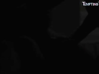 skinny brunette ladyboy in leopard lingerie masturbates in bed