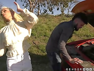 my car broke down so i had to suck dick