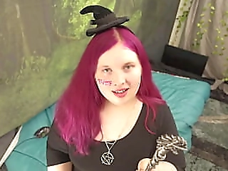 bbw witch halloween tranny ask to worship her big cock