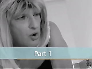 hot shemale doing her candle sexy dance and boobs out