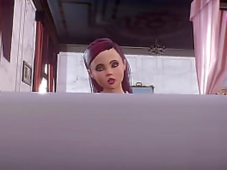 3d shemale mistress milf fucks sissy boy - animation anal sex, futa on femboy