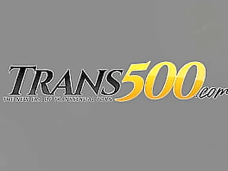 tgirl  rayssa pereira decked out in stockings, jacks her shecock