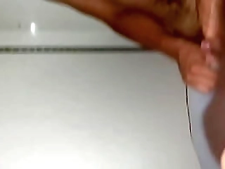 stunning shemale hottie in a white slutwear gets ass plowed hard