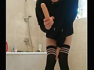 fantastic shemale rides massive bbc and displays her ravishing soles!