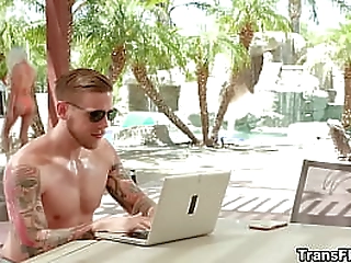 am i dreaming astonishing shemale with huge cock