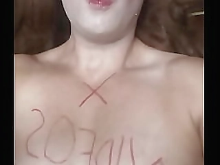 hot shemale leticia strips naked and starts jacking off