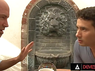 devils t girls - hot 69 with the trans natalie foxx before an intense butt tuck