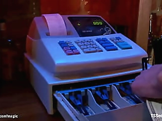 dominant shemale fucks man in his bar