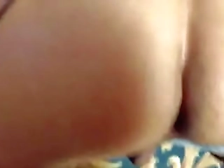 japanese crossdresser masturbates with a dildo