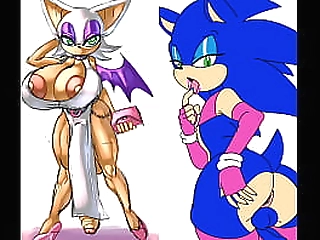 shemale rouge fucks sonic ass