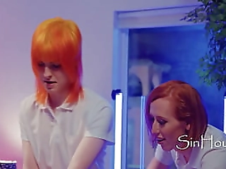 bia and jessica enjoy sensual shemale on shemale sex