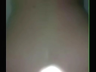 ladyboy shows off her feet and masturbates solo