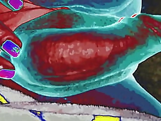 busty blonde yasmin moreninha strokes her big dick in the sun