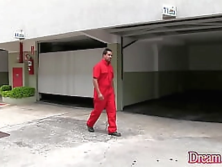 lucky guy tastes babi aydal'_s shemale cock before fucking her ass