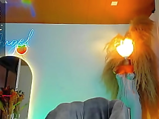 red-haired beauty rides shemale's dick