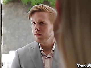 ebony shemale with red hair and big cock