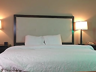 trans woman in chastity gives blowjob