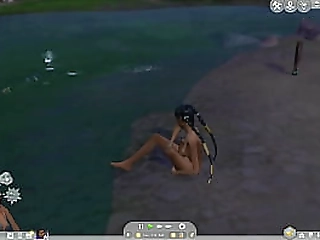 nubian ts beauty solo masturbation all alone in the apartment