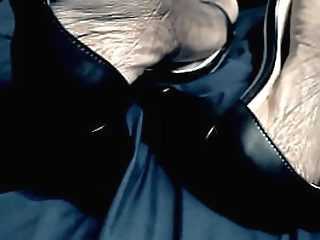 playing with my bulky cock