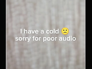 horny transwoman anal fucks dildo (audio only)