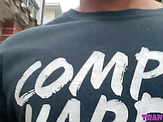 ts jennifer cortez masturbates alone