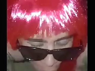 brunette shemale patricia sizzles outdoors