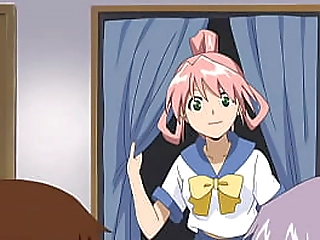 hentai threesome with android