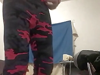 bigtitted redhead shemale in stockings tugs her shecock