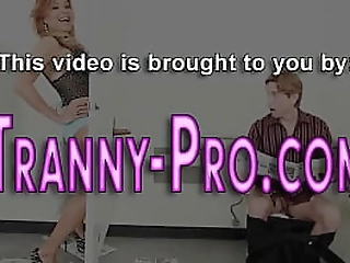 trans slut gets facialized